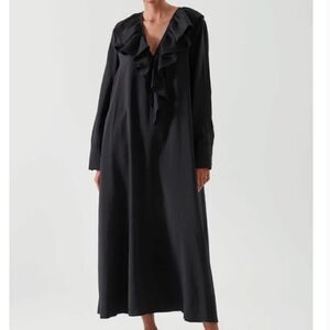 COS Ruffle Neck Maxi Dress NWT